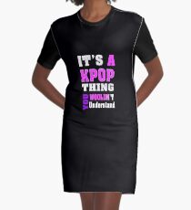 ITS KPOP Dinge T-Shirt Kleid