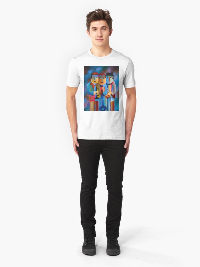 Alternate view of THREE MUSICIANS Slim Fit T-Shirt