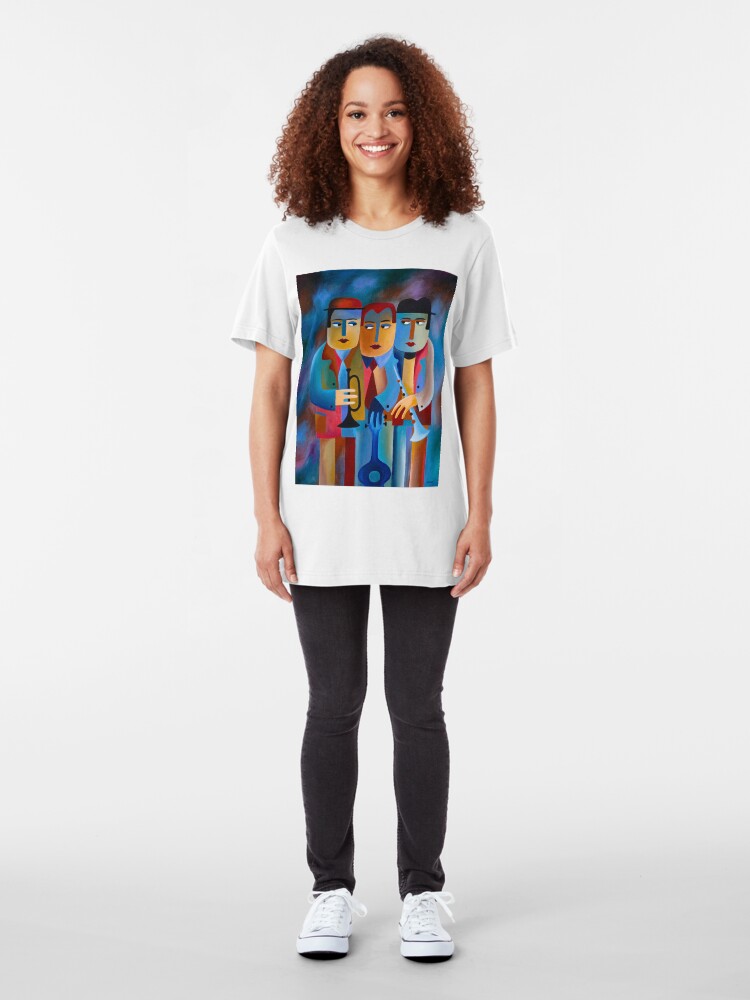 Alternate view of THREE MUSICIANS Slim Fit T-Shirt
