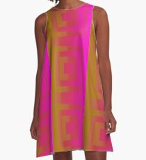 FUSCHIA SHOCK A-Line Dress
