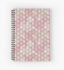 Abstract polygonal pattern of pastel colors. Spiral Notebook