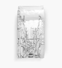 Melbourne Laneway Duvet Cover