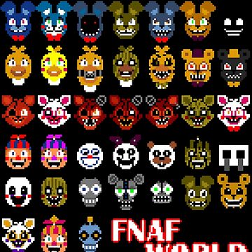 Fnaf World Magnets for Sale