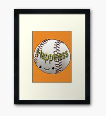 Happiness - Baseball Framed Print