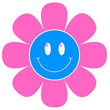 pink classic flowers, sticker pack,flower,Flower stickers for children and  adults Sticker for Sale by CirJan