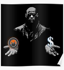 Monero Not Hard To Choose Transparent Poster