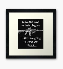 bb guns Framed Print
