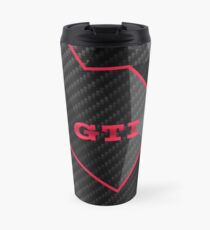 GTI carbon fractals Travel Mug