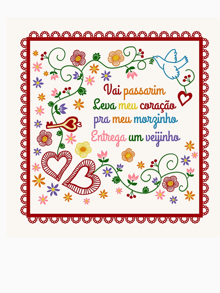Valentines Gift or Lenço dos Namorados by caligrafica