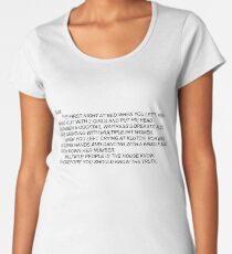 Anonymous Letter to Sammi Women's Premium T-Shirt