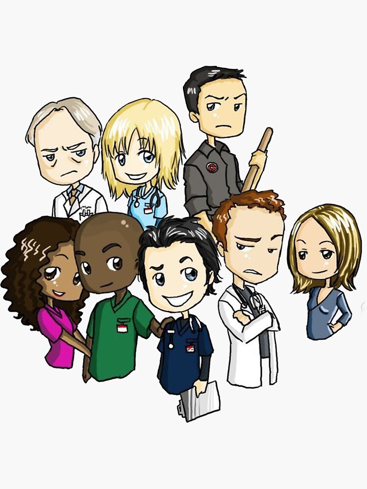 "Scrubs " Sticker by Zippointheworld Redbubble
