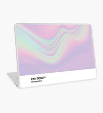 H.I.P.A.B - Holographic Iridescent Pantone Aesthetic Background Laptop Skin
