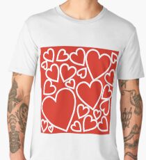 hearts Men's Premium T-Shirt
