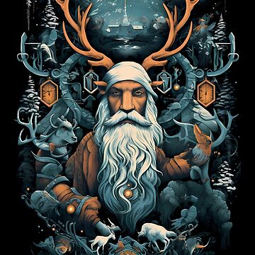 Odin's Wisdom - Realm of All-Father, the Norse God Sticker for Sale by  KamilMalinowski