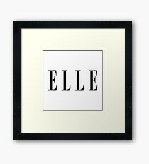 ELLE Fashion Framed Print