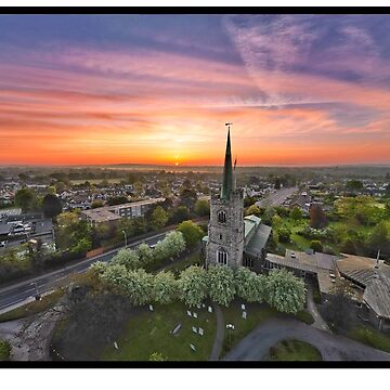 Artwork thumbnail, St Andrews Church, Hornchurch May Sunrise by hartrockets