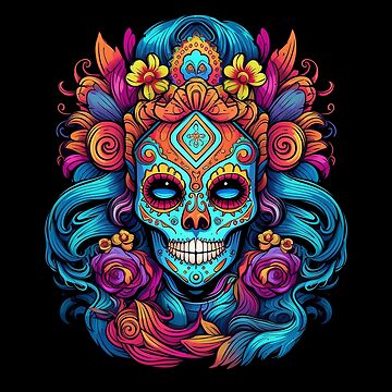 Mexican Sugar Skull #19 | Art Board Print