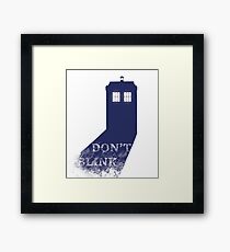 Doctor Who Framed Print