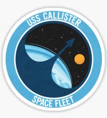 Retro Space Fleet Sticker