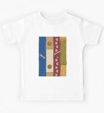 Scarves Knitted Buttoned Kids Tee