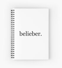 Cuaderno de espiral Belieber
