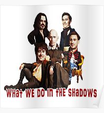 What We do In The Shadows Big heads Poster