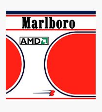 Rubens Barrichello helmet. Photographic Print