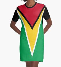 Guyana-Nationalflagge T-Shirt Kleid