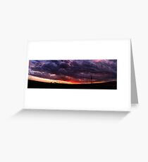 Sunset Stitch Greeting Card