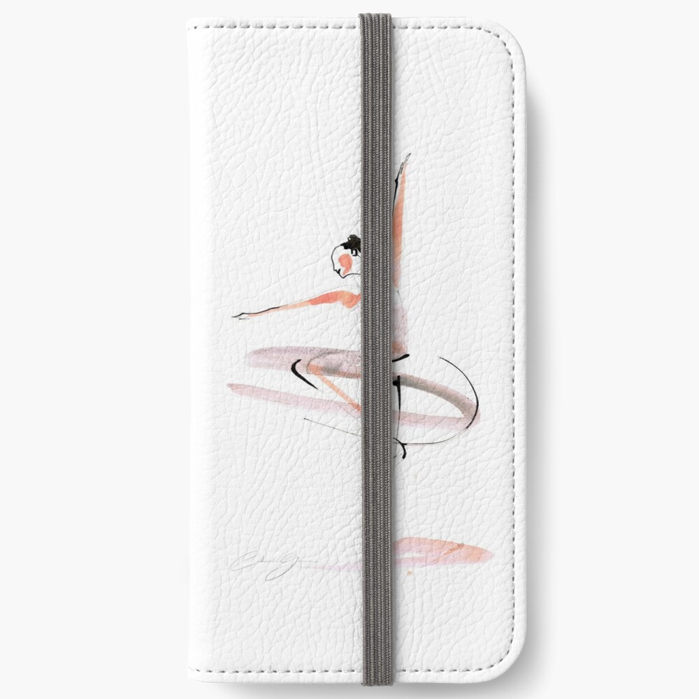 Ballet Dance Drawing iPhone Wallet