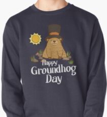 Cool and Funny Happy Groundhog Day TShirt Pullover