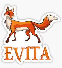 Evita Fox Sticker