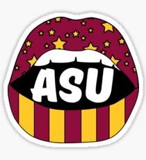 ASU Lips Sticker