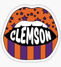 Clemson Lips Sticker
