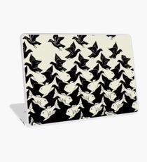 Fisch und Vögel Art Deco Tessellation Laptop Folie