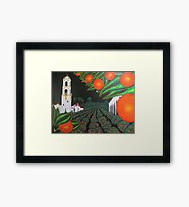 Parade of Oranges 2 Framed Print