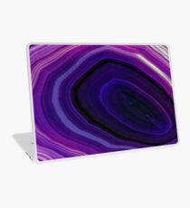 Swirled Purple Geode Laptop Skin