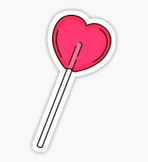 Heart Lolly Sticker