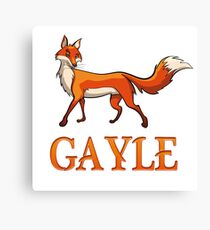 Gayle Fox Canvas Print