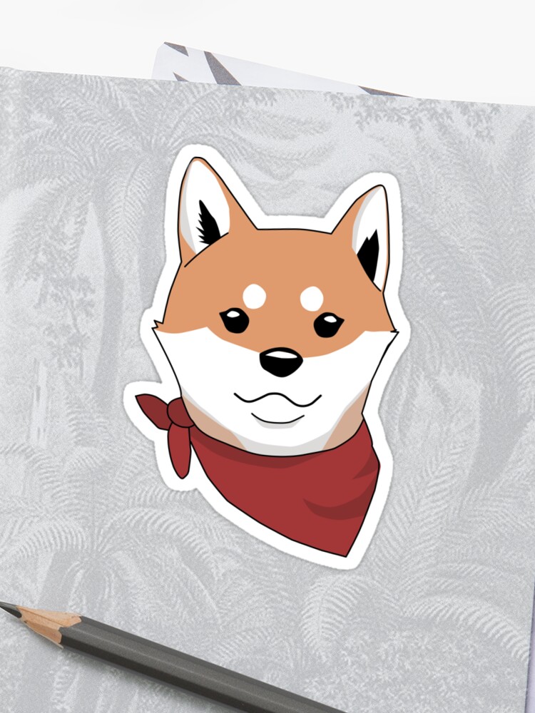 Happy Shiba Inu Sticker