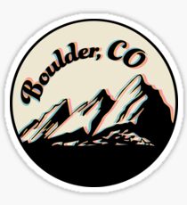 boulder flatirons seal Sticker