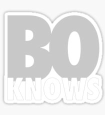 Bo Knows Sticker