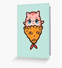 Tem-Purr-a Greeting Card