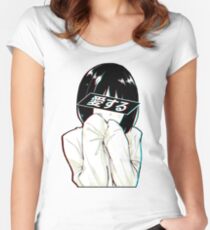 LOVE(Japanese) - Sad Japanese Aesthetic Women's Fitted Scoop T-Shirt