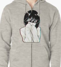 LOVE(Japanese) - Sad Japanese Aesthetic Zipped Hoodie