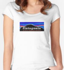 Flatagonia - Flat 6 Engine Adventure Women's Fitted Scoop T-Shirt
