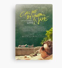 Call Me By Your Name Movie Poster Canvas Print