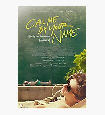 Call Me By Your Name Movie Poster Photographic Print