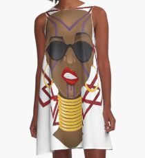 Dora Milaje: Move,or You Will Be Moved (version 1) A-Line Dress