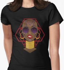 Dora Milaje: Move, or You Will Be Moved (version 2) Women's Fitted T-Shirt